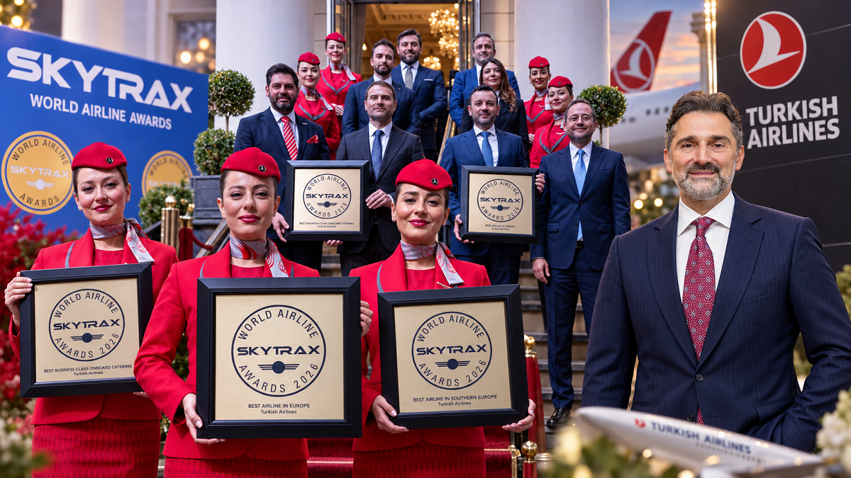 Turkish Airlines hãng hàng không tốt nhất châu Âu 2026 với dấu ấn lần thứ 11