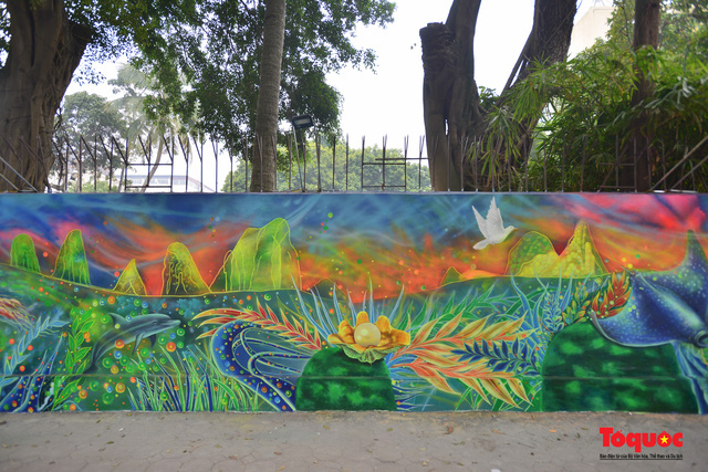 Phối hợp thực hiện dự án ‘Vẽ tranh tường Colombia-Việt Nam’-dulichgiaitri.vn