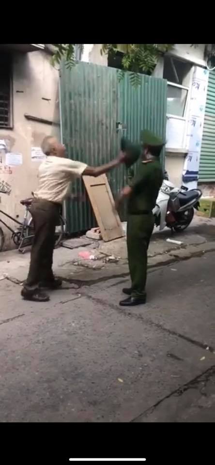Phạt 2 triệu đồng đối với cụ ông đánh trung uý công an-dulichgiaitri.vn