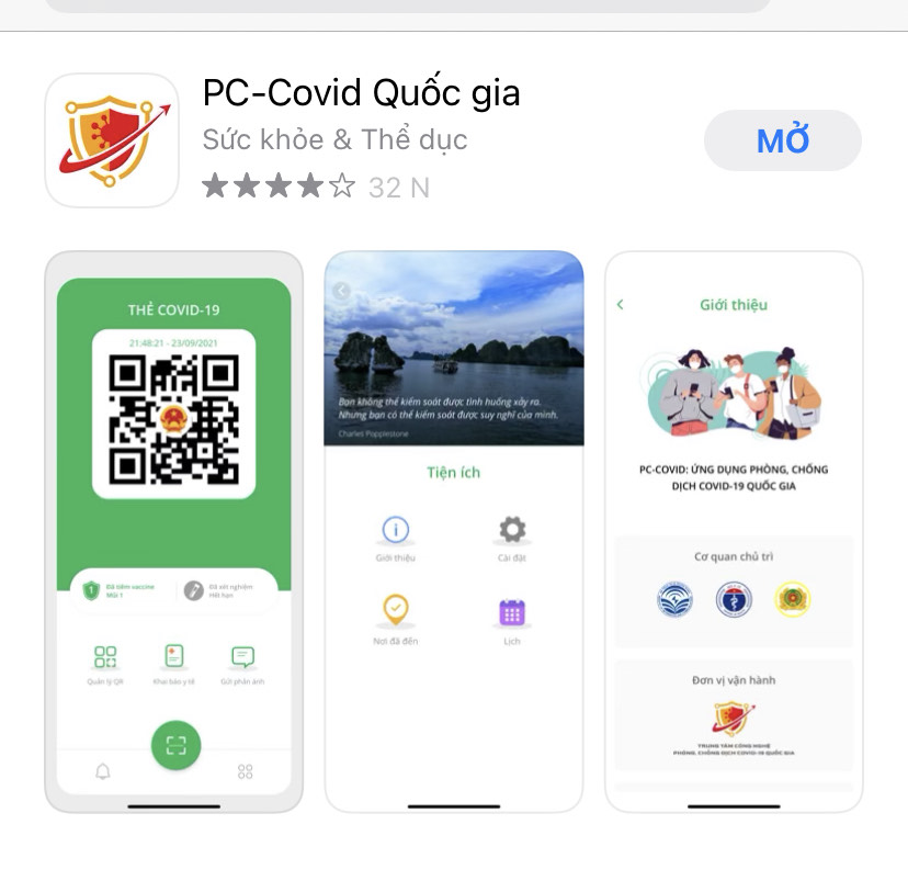 App phòng chống COVID-19 thống nhất sử dụng toàn quốc đã xuất hiện trên iSO và Android-dulichgiaitri.vn
