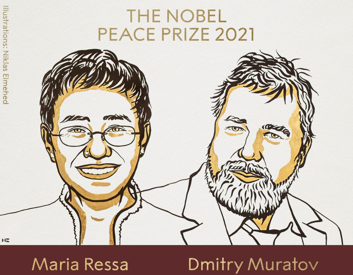 Nobel Hòa bình vinh danh 2 nhà báo-dulichgiaitri.vn