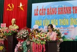 Khánh thành Nhà Văn hóa thôn Ứng Cử trị giá hơn 3,8 tỷ đồng 