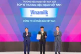 Dẫn đầu xu thế phát triển mới, Vinamilk tự hào là 1 trong 10 thương hiệu mạnh Việt Nam