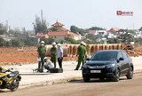 Bộ Công an kiểm tra thực địa một dự án lấn biển ở tỉnh Bình Thuận