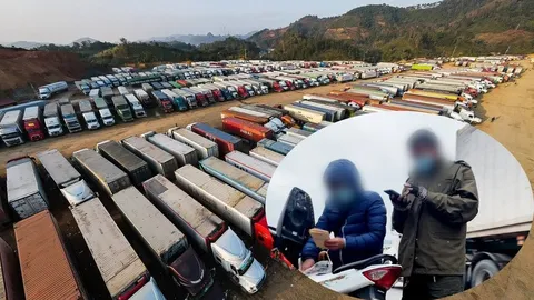 Lạng Sơn: Tài xế kể chuyện oằn mình chịu “tiền luật” tại cửa khẩu