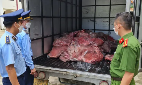 Ngăn chặn 650kg thịt sườn lợn thối