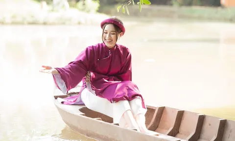 Hoa hậu Đỗ Hà khoe sắc trong tà áo dài khi giới thiệu về Việt Nam đến đấu trường Miss World 2021