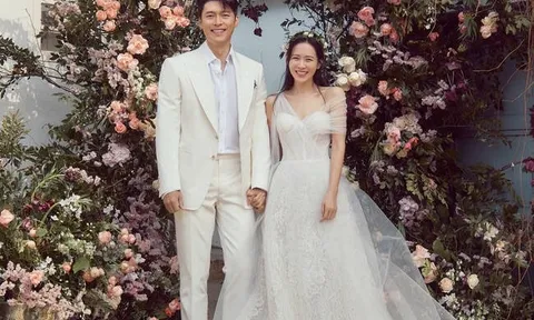 Lộ ảnh cặp đôi Hyun Bin - Son Ye Jin rạng ngời tại lễ cưới khiến fan đứng ngồi không yên