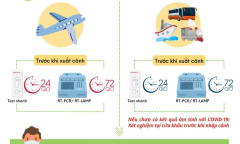 [Infographic] Điều kiện y tế đối với khách quốc tế đến Việt Nam từ 15/3/2022