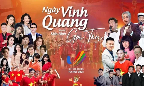Hơn 50 nghệ sỹ hai miền cùng hát để cổ vũ đoàn thể thao Việt Nam