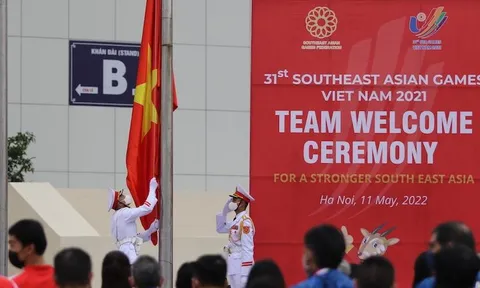 Lễ thượng cờ các Đoàn thể thao dự SEA Games 31