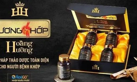 Viên xương khớp Hoàng Hường tiếp tục quảng cáo gây hiểu nhầm như thuốc