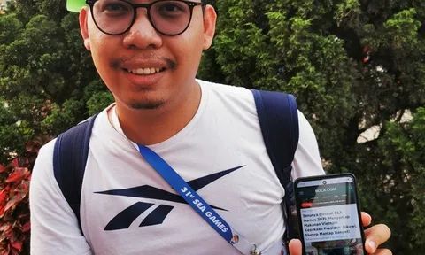 Phóng viên Indonesia mê mệt phở và 'phải lòng' cổ động viên Phú Thọ