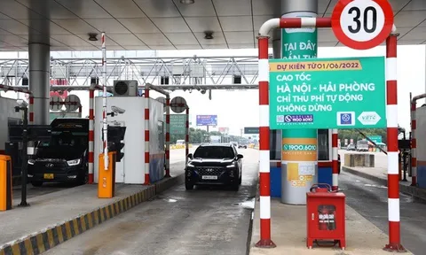 Sẵn sàng thu phí không dừng toàn tuyến cao tốc Hà Nội- Hải Phòng vào ngày 1/6