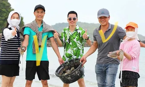 "Một ngày làm ngư dân" ở Thanh Lân (Quảng Ninh)