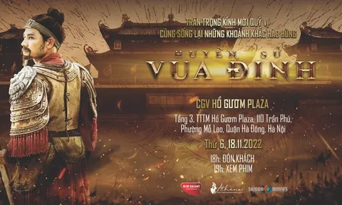 Góc nhìn mới trong phim lich sử “Huyền Sử Vua Đinh”