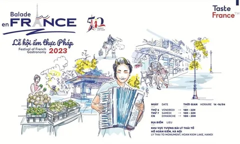 Lễ hội ẩm thực “Balade en France” sẽ diễn ra tại Hà Nội