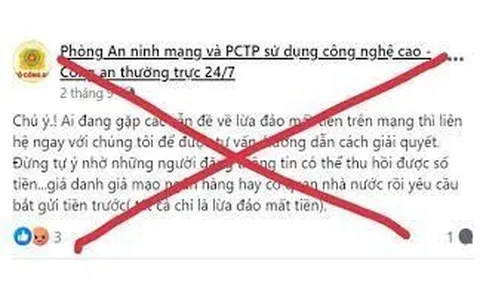 Giả danh ‘Cục An ninh mạng và phòng chống tội phạm sử dụng công nghệ cao’ để lừa đảo