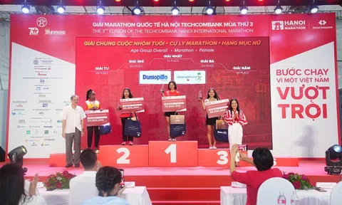 Giải Marathon Quốc tế Hà Nội Techcombank mùa thứ 3: Hành trình của tinh thần thể thao kiên định, mạnh mẽ