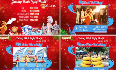 'Công viên nước Hồ Tây dịp 2/9': Nhiều hoạt động đặc sắc