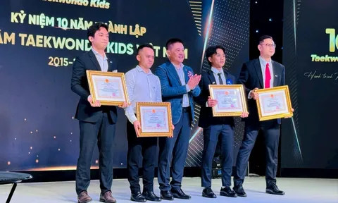 Taekwondo Kids Việt Nam: 10 năm bệ phóng đào tạo nhà vô địch trẻ