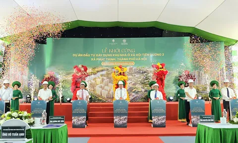 Khởi công dự án nhà ở xã hội Tiên Dương 2, cung cấp hơn 8.000 căn hộ
