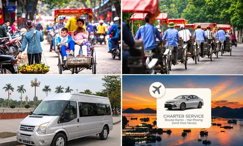 Du lịch Hà Nội - Hải Phòng: Trải nghiệm xích lô và di chuyển thuận tiện