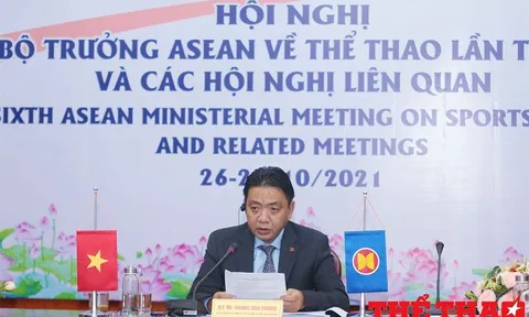 Thứ trưởng Hoàng Đạo Cương: ASEAN cùng nhau tăng cường thể thao cộng đồng, nâng cao sức khỏe chống lại đại dịch COVID-19