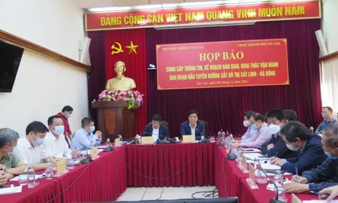 Ngày 6/11, khánh thành và khai thác thương mại dự án đường sắt Cát Linh - Hà Đông