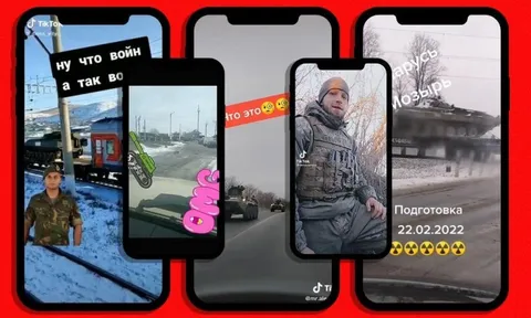 TikTok trở thành "chiến trường" trong xung đột Nga-Ukraine