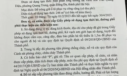 Người dân bất bình vì doanh nghiệp tư nhân được cấp phép trông giữ xe tại khu vực vườn hoa Trần Quang Diệu (?!)