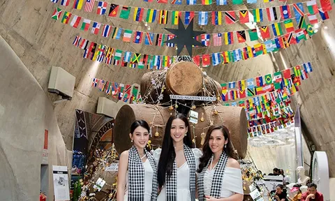 Người đẹp Tiểu Vy, Bảo Ngọc, Hoàng My rạng rỡ tại Lễ hội cà phê