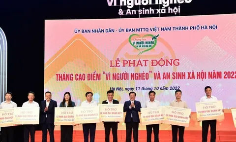 Hà Nội kêu gọi chung tay ủng hộ và giúp đỡ người nghèo