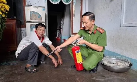 Gia Lai: 100% hộ dân ở thị xã An Khê tự trang bị bình chữa cháy