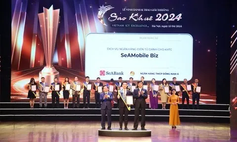 Ứng dụng ngân hàng số cho doanh nghiệp - SeAMobile Biz của SeABank được vinh danh tại giải thưởng Sao Khuê