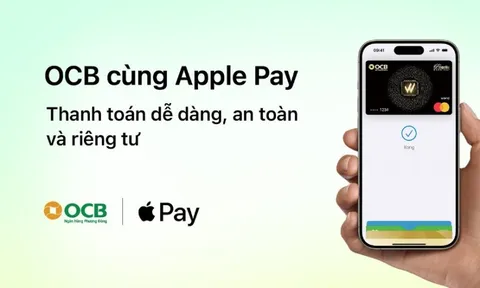 OCB giới thiệu Apple Pay đến chủ thẻ Mastercard
