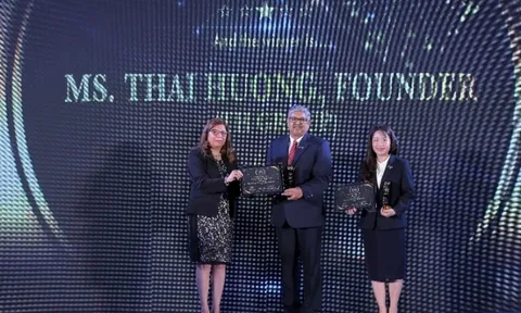 Nữ doanh nhân Việt Nam được trao giải Nhà lãnh đạo có tầm nhìn xuất sắc