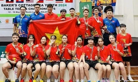 Đội tuyển Bóng bàn trẻ Việt Nam giành suất dự giải châu Á
