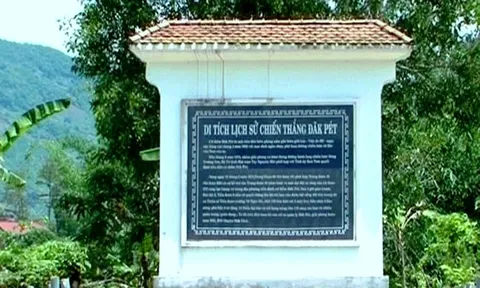 Di tích lịch sử các địa điểm Chiến thắng Đăk Pek được xếp hạng di tích quốc gia