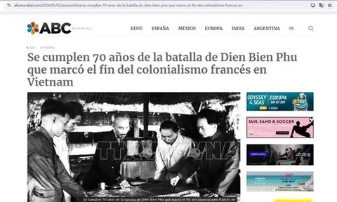 Truyền thông quốc tế ca ngợi lễ kỷ niệm 70 năm Chiến thắng Điện Biên Phủ