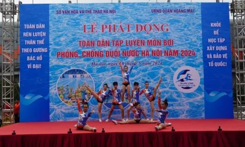 Phát động toàn dân tập luyện môn bơi, phòng, chống đuối nước thành phố Hà Nội năm 2024