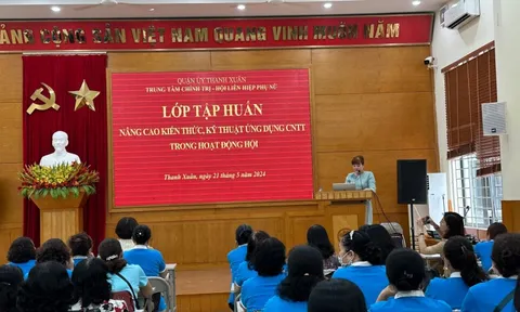 Tập huấn nâng cao kiến thức ứng dụng CNTT trong hoạt động hội