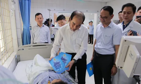 Sở Y tế Hà Nội: Thăm hỏi, động viên các nạn nhân vụ cháy nhà trọ tại phố Trung Kính