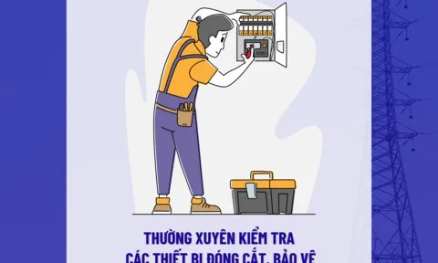 EVNHANOI khuyến cáo khách hàng các biện pháp an toàn khi sử dụng điện