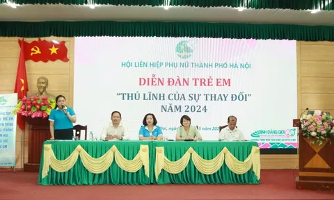 100 học sinh tham gia diễn đàn trẻ em “Thủ lĩnh của sự thay đổi”