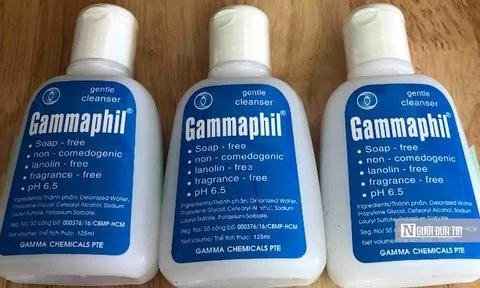 Vì sao lô sữa rửa mặt Gammaphil - chai 125ml bị thu hồi, tiêu huỷ?