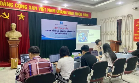 Tập huấn chuyển đổi số báo chí và tác phẩm báo chí trên nền tảng số cho phóng viên báo chí Hà Nội