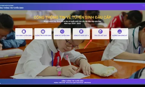 Các bước đăng ký tuyển sinh đầu cấp tại TPHCM năm học 2024-2025