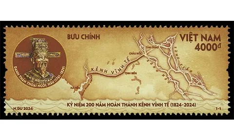 Phát hành bộ tem “Kỷ niệm 200 năm hoàn thành kênh Vĩnh Tế”