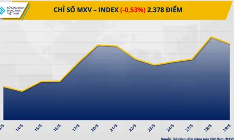 Chỉ số giá hàng hoá suy yếu từ mức đỉnh hơn một năm